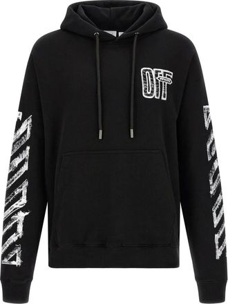 Off-white Motion Arrow Skate Hoodie - male - Off White - Hoodies - Black - XL - Sweatshirts & Hoodies