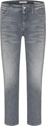 Cambio Klassieke Straight Leg Jeans voor Dames - Dames - Cropped Jeans - Grijs - 3XL - Jeans