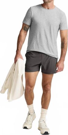 Beyond Yoga Mens Pivotal 2.0 Short - 5 In Graphite