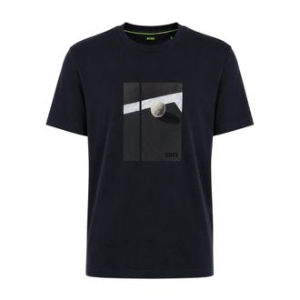 HUGO BOSS Tops, Heren, Blauw, 2Xl, T-Shirts