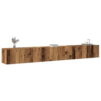 Berkfield Home 3 Piece TV Cabinet Set Wall-mounted Old Wood Engineered Wood