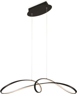 Maytoni Led Design Pendellampe Curve 92 x 26 cm, Schwarz