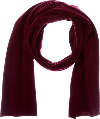 Sofiacashmere Full Needle Rib Wool & Cashmere-Blend Scarf
