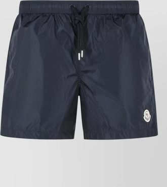 Moncler polyamide swimsuit elastic waistband back pocket