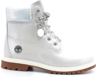 Timberland Lace-up Boots - Dames - Veterlaarzen - Grijs - 40 EU - Leer - Schoenen