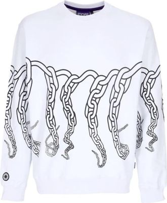 Octopus Sweatshirt - Heren - Sweatshirts - Wit - XL - Hoodies & sweatvesten
