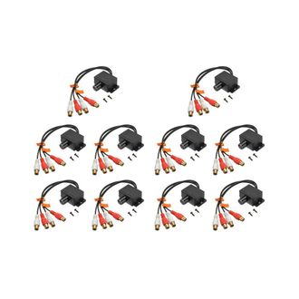 OEM Compatible Con 10 Amplificadores De Bajo Universales, Con Control De Volumen Y Ganancia Rca, Apto Para Uso Dom&eacute;stico Y En El Coche, Color Negro