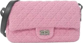 Chanel Pre-owned Vintage Borsa a Spalla in Tweed - - Pre-owned - Donna - Rosa - ONE SIZE