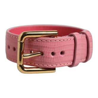 Dolce & Gabbana Dames, Accessoires, Roze, Maat: ONE Size Leer