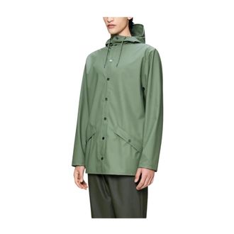 Rains Rain Jackets, male, Green, Size: XL Jacket