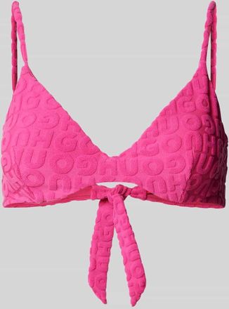 HUGO BOSS Bikini-Oberteil in Triangel-Form Modell TOWEL in Pink, Gr&ouml;&szlig;e S