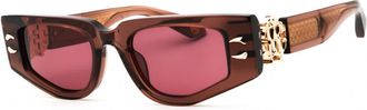 Roberto Cavalli SRC057M 06ME Shiny Transparent Brown/Mauve