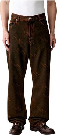 Martine Rose Jeans, Heren, Veelkleurig, S, Katoen, Relaxed Fit Jean