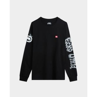 Ecko Blowing Smoke Long Sleeve Tee in Black at Nordstrom, Size Medium S