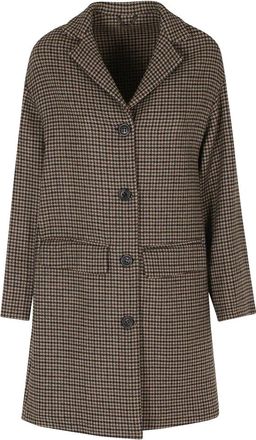 Kiltie Enkelrij jas - Dames - Mantel - Bruin - XS - Jassen