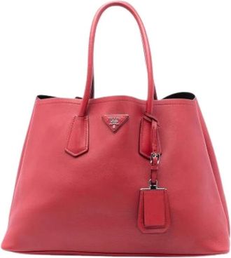 Prada Pre-owned Tote Bags, female, Red, Size: ONE SIZE Pre-owned Vintage Satchel