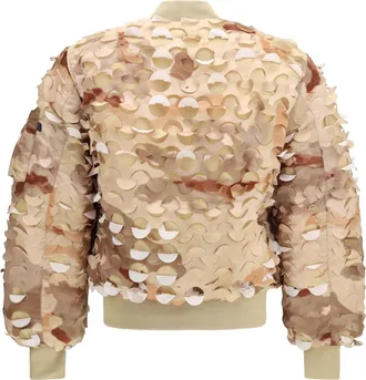 Alpha Industries Mens Ma-1 Ulcans Flight Jacket Sentinel Desert Camo Nylon