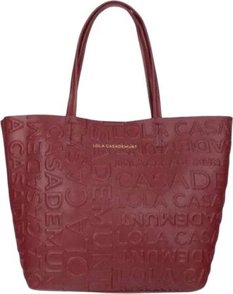 Lola Casademunt Basic Shopper - Dames - Shoppers - Rood - ONE Size - Polyester - Tassen