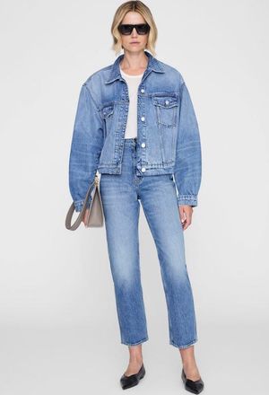 Anine Bing Quincy Jacket in Cascade Blue at Nordstrom, Size X-Small