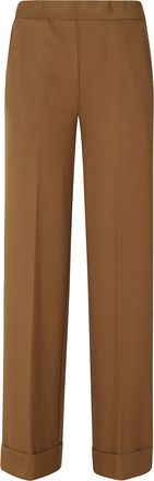 Semicouture Bark Wide-Leg Milanese Stitch Pants
