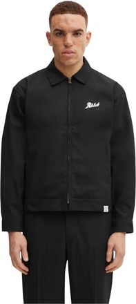Neighborhood Jassen, Heren, Zwart, XL, Katoen, Zip Werk Jas