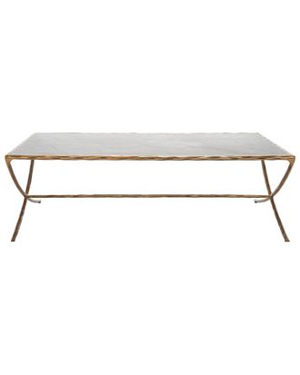 Safavieh Couture Debbie Rectangular Metal Coffee Table
