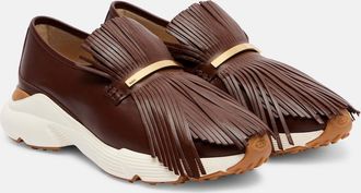 Tod's Sneakers in pelle con frange