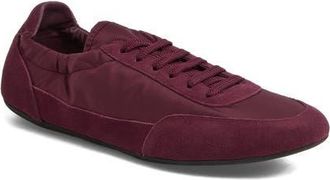 Django & Juliette Brinkle Flat Sneaker in Burgundy Leather at Nordstrom, Size 42