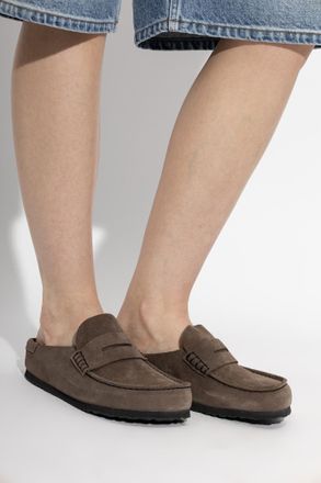 Birkenstock Naples Wrapped Shoes, Womens, Brown