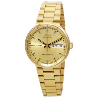 Mido Commander Automatic Gold Dial Ladies Watch M014.230.33.021.00