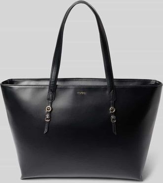 HUGO BOSS Shopper in Lederoptik Modell SYNDRA_SHOPPER in Black, Gr&ouml;&szlig;e 1