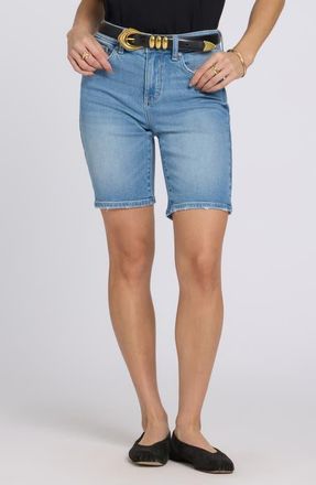 NYDJ Ella Side Slit Denim Shorts in Vista Lakes at Nordstrom, Size 10P
