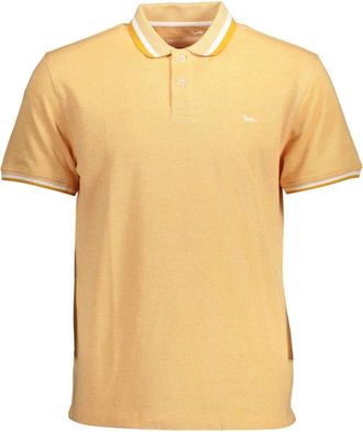 Harmont & Blaine Harmont Blaine Orange Cotton Polo Shirt - Heren - Polos - Oranje - XL - Katoen - Tops