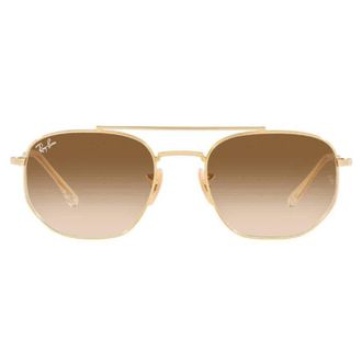 Ray-Ban Brown Gradient Irregular Unisex Sunglasses RB3707 001/51 57