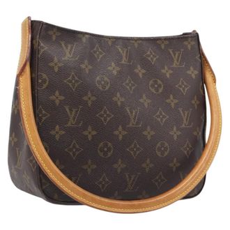 Louis Vuitton Looping Monogram Canvas Brown Canvas Handbag (Pre-Owned)