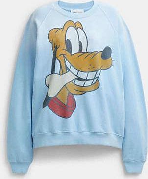 Coach Disney X Coach Pluto Crewneck Sweatshirt