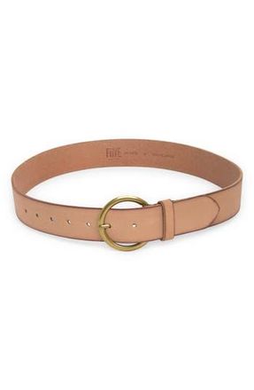Frye Flat Leather Belt in Tan at Nordstrom Rack, Size X-Large