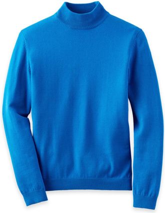 Paul Fredrick Cotton Blend Mockneck Sweater