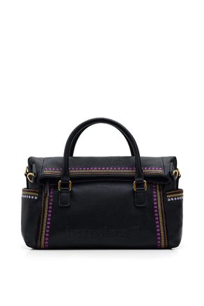 Desigual Womens Black Bag_POL Green_LOVERTY 2.0 2000, U