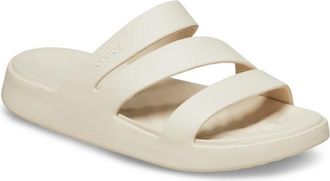 Crocs Getaway Strappy Sandalen f&uuml;r Damen | beige
