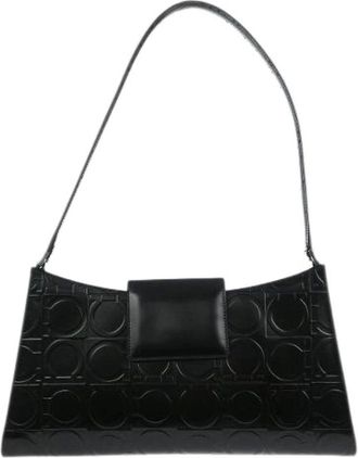 Ferragamo Pre-owned Shoulder Bags, female, Black, Size: ONE SIZE Pre-owned Shoulder Bag