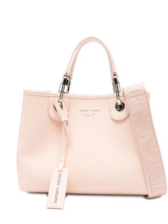 Emporio Armani Womens Small Myea Shopper Bag With Deer Print