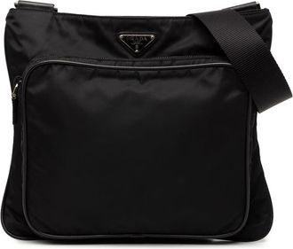 Prada Pre-owned Prada Tessuto Zip Top Crossbody Unisex GAD1ULKGQ5KJTNIB