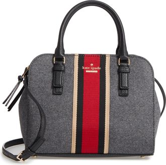 Kate Spade New York jackson street - small kiernan satchel in Charcoal at Nordstrom Rack