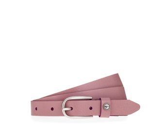 Tamaris Lederg&uuml;rtel TAMARIS, Damen, Gr. 11,5, rosa (rose), Rindsleder, G&uuml;rtel Lederg&uuml;rtel, weiches Rindleder mit leichter Narbung, schmal