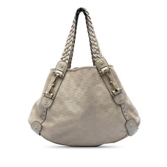 Gucci Pre-owned Gucci Guccissima Horsebit Pelham Shoulder Bag Ladies 8YK0IT18JWCO3JBO