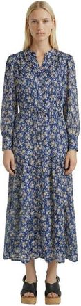 Gerard Darel Ruvia Floral Printed Dress in Ink at Nordstrom, Size 10