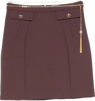 Elisabetta Franchi High Waist Fitted Skirt