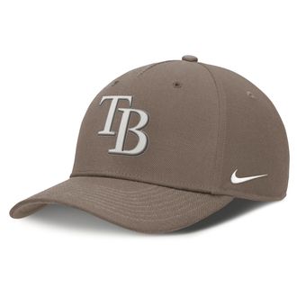 Nike Tampa Bay Rays Rise Nike Mens Dri-FIT MLB Adjustable Hat in Brown | NB462FJTPA-HUA