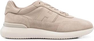 Hogan Interactive&sup3; Sneakers - Heren - Sneakers - Beige - 40 1/2 EU - Su&egrave;de - Schoenen